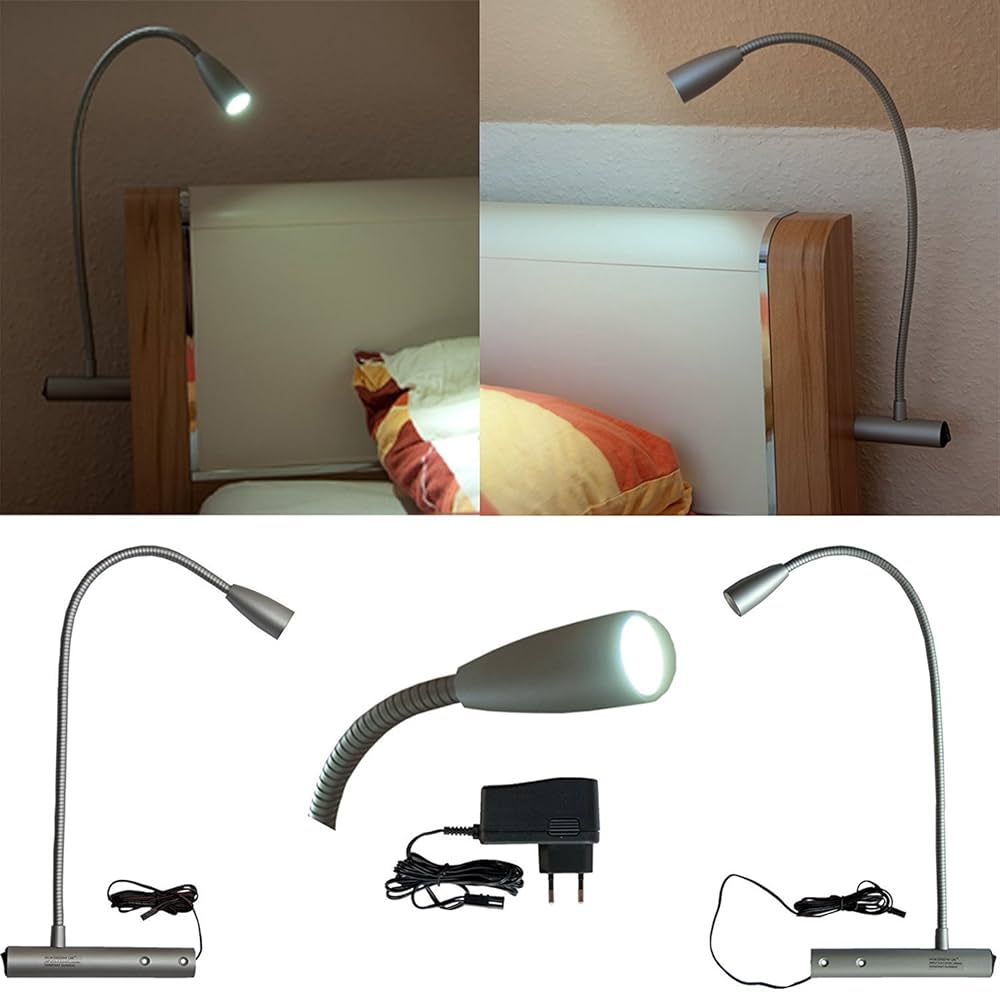7W LED ベッドサイド読書ウォールライト USB充電 アルミニウムランプ Amazon.co.jp : KESYOO 3w Ledウォールライト フレキシブル